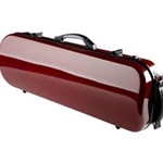 WCS VAF13 Brush Finished Adjustable Oblong Viola Case with Music Pocket