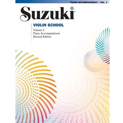 Suzuki School Piano Accompaniment Violin Vol 3