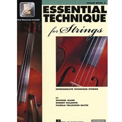 Essential Technique (Elements) For Strings - Violin Book 3 with EEI
