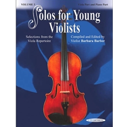 Barber Solos For Young Violists Vol 3