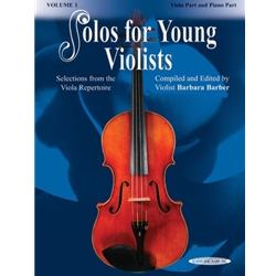 Barber Solos For Young Violists Vol 1