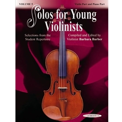 Barber Solos For Young Violinists Vol 5