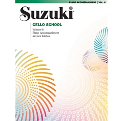 Suzuki School Piano Accompaniment Cello Vol 8