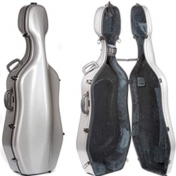 J.W. Eastman CACL18P Fiberglass Cello Case w/ Wheels - 13lbs