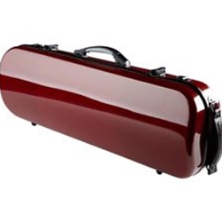 WCS VAF13 Brush Finished Adjustable Oblong Viola Case with Music Pocket